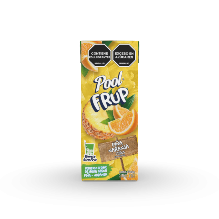Pool frup Piña Naranja 250 ml
