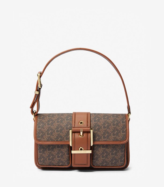 Ophidia Small Top Handle Bag Brown